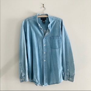 Vintage Croft and Barrow Button up Denim Shirt